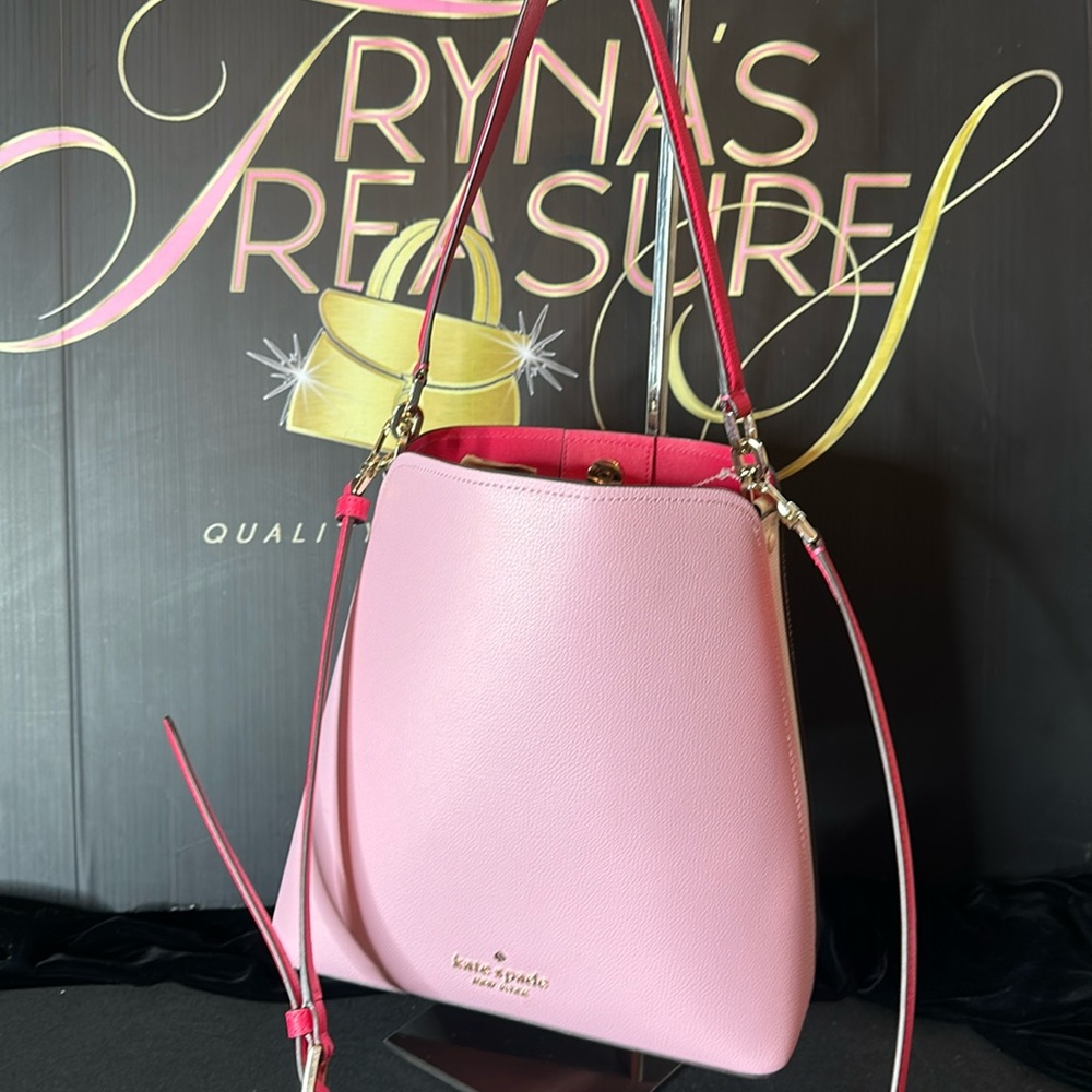 Kate Spade Darcy color block bucket bag